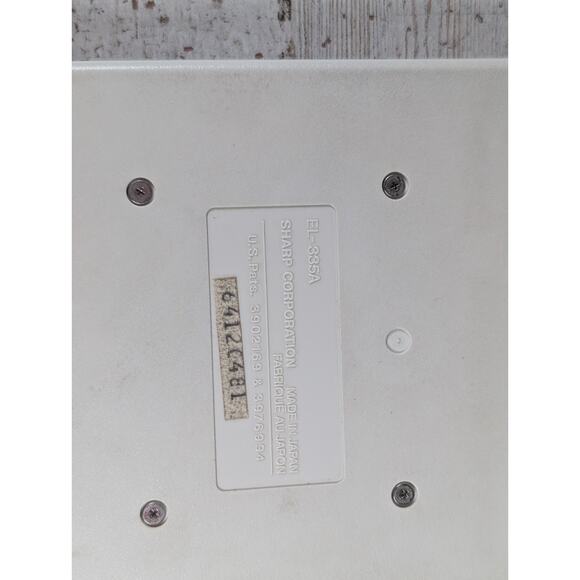 Sharp ELSI Mate EL-335A Solar Cell Calculator w Mem 6.5" Vintage - Tested Works - Picture 4 of 6
